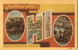 Greetings From Ohio Postcard