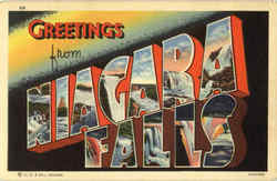 Greetings From Niagara Falls New York Postcard Postcard