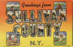 Greetings From Sullivan County Postcard