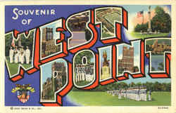 Souvenir Of West Point New York Postcard Postcard