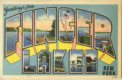 Greetings From Finger Lakes New York Postcard Postcard