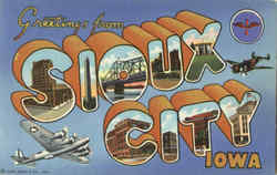 Greetings From Sioux City Iowa Postcard Postcard