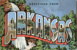 Greetings From Arkansas Postcard Postcard