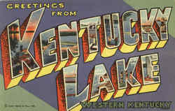 Greetings From Kentucky Lake Postcard Postcard