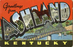 Greetings From Ashland Kentucky Postcard Postcard