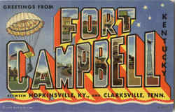 Greetings From Fort Campbell Kentucky Postcard Postcard