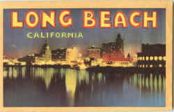 Long Beach California Postcard Postcard