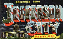 Greetings From Jefferson City Postcard