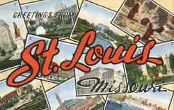 Greetings From St. Louis Missouri Postcard Postcard