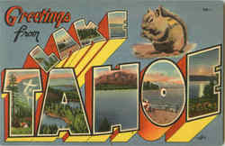 Greetings From Lake Tahoe Nevada Postcard Postcard