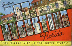 Greetings From St. Petersburg Florida Postcard Postcard