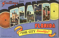 Greetings from Orlando Florida Postcard Postcard