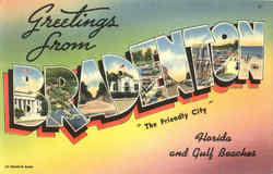 Greetings From Bradenton Florida Postcard Postcard