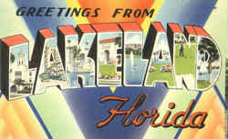 Greetings From Lakeland Postcard