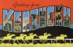 Greetings From Kentucky Postcard Postcard