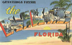 Greetings From The Palm Beach Florida Postcard Postcard
