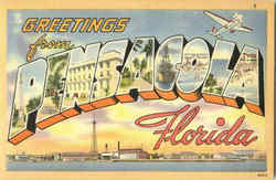 Greetings From Pensacola Postcard