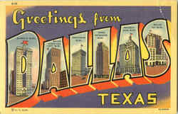 Greetings From Dallas Texas Postcard Postcard