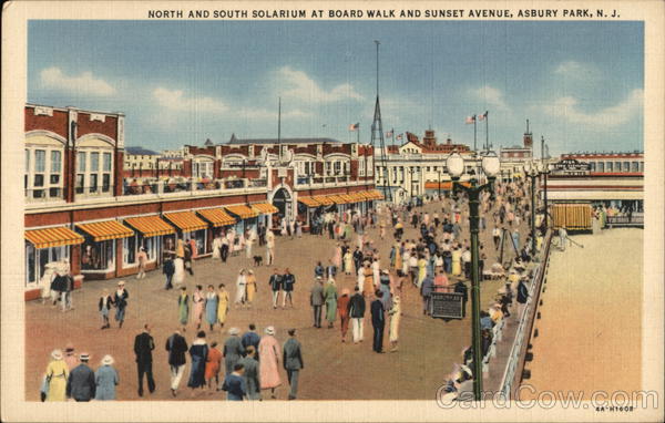 North and South Solarium at Boardwalk and Sunset Avenue Asbury Park New Jersey