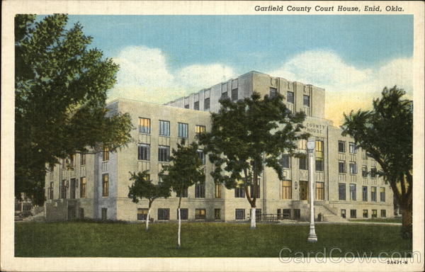 Garfield County Court House Enid Oklahoma Cochrane Studio