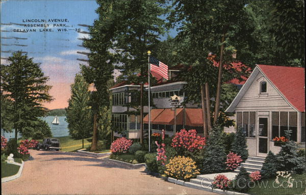 Lincoln Avenue, Assembly Park Delavan Lake Wisconsin