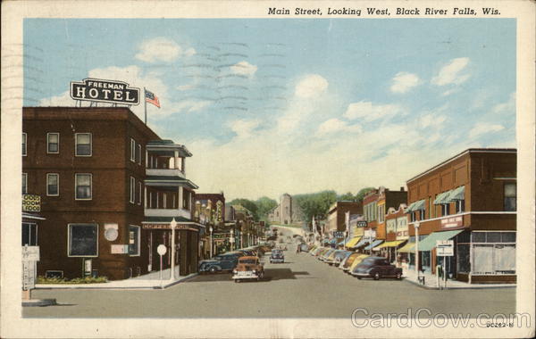 Main Street, Looking west Black River Falls Wisconsin
