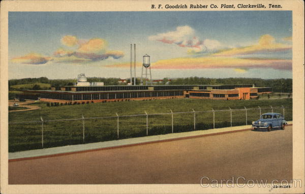 B.F. Goodrich Rubber Co. Plant Clarksville Tennessee