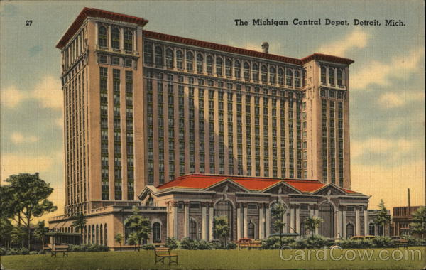 The Michigan Central Depot Detroit