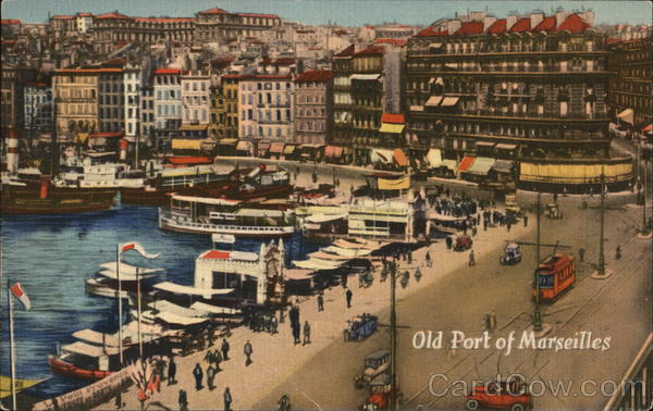 American Export Lines - Old Port of Marseilles Boats, Ships