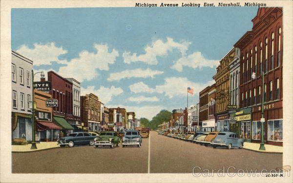 Michigan Avenue Looking East Marshall