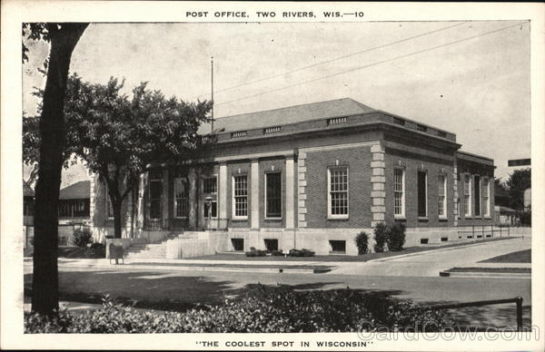Post Office Two Rivers Wisconsin