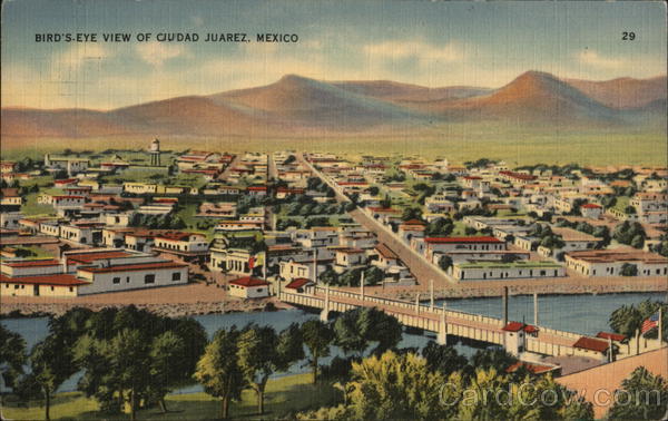 Bird's Eye View of Ciudad Mexico