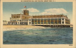 Convention Hall and Theatre Asbury Park, NJ Postcard Postcard Postcard