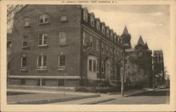 St. John's Convent West Warwick, RI Postcard Postcard Postcard