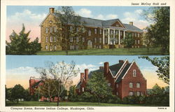 Campus Scene, Bacone Indian College Muskogee, OK Postcard Postcard Postcard