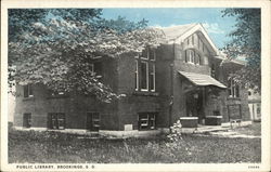 Public Library Postcard