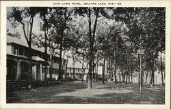 Lake Lawn Hotel Delavan Lake, WI Postcard Postcard Postcard