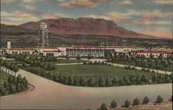 Carrie Tingley Hospital and Caballo Mountains Postcard