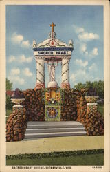 Sacred Heart Shrine Postcard