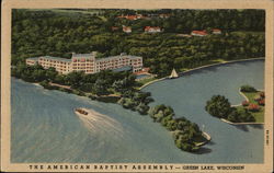 The American Baptist Assembly Green Lake, WI Postcard Postcard Postcard