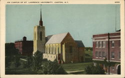 On Campus of St. Lawrence University Postcard