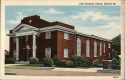 First Christian Church Hazard, KY Postcard Postcard Postcard