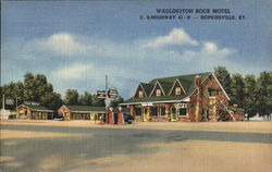Wadlington Rock Motel Postcard