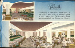 Goldsmith's Restaurant Memphis, TN Postcard Postcard Postcard