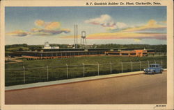 B.F. Goodrich Rubber Co. Plant Clarksville, TN Postcard Postcard Postcard