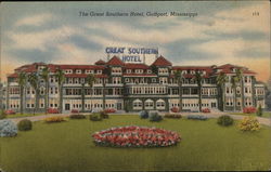 The Great Southern Hotel, Gulfport, Mississippi Postcard