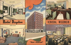Hotel Dayton Kenosha, WI Postcard Postcard Postcard