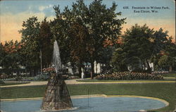 Fountain in Wilson Park Postcard