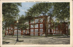 High School Janesville, WI Postcard Postcard Postcard