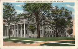 Russell Sage Dormitory, Lawrence College Postcard